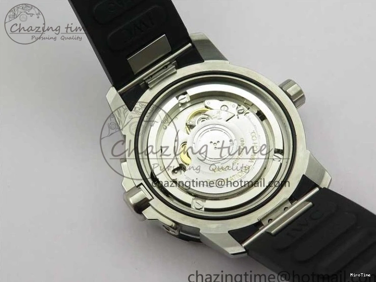 MIROTIME 0713 RelaxedFit Aquatimer Automatic IW329004 V6F 1:1 Best Edition Blue Dial on Rubber Strap MIYOTA 7095